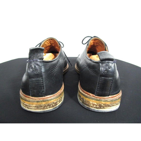 Shoe The Bear Black Leather Plain Toe Oxford Dress Shoes Men Sz 9 US/43 EU main image 5